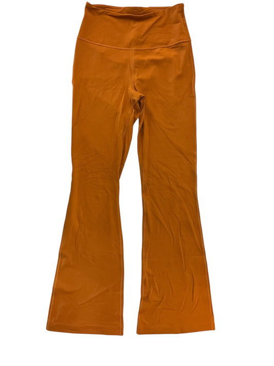 Athletic Leggings By Lululemon In Orange, Size:M