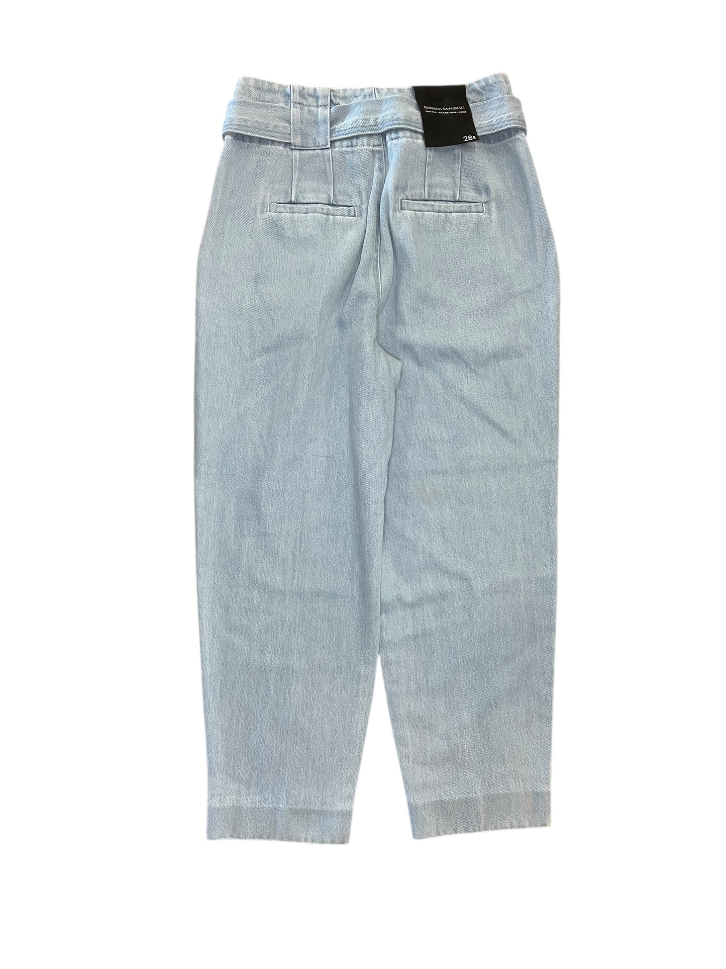 Jeans Wide Leg By Banana Republic In Blue Denim, Size:6P