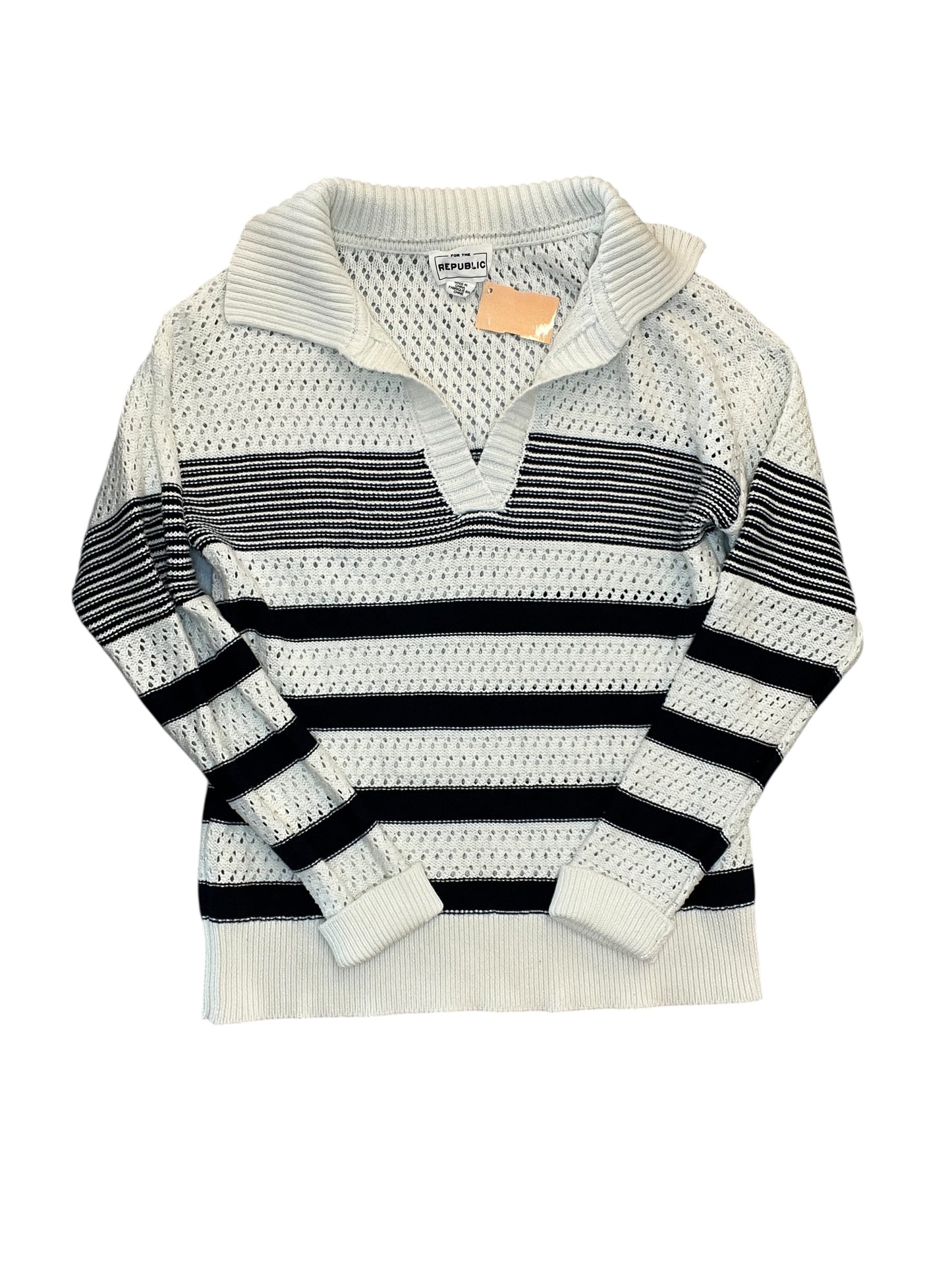 Sweater By For The Republic In Striped Pattern, Size:S