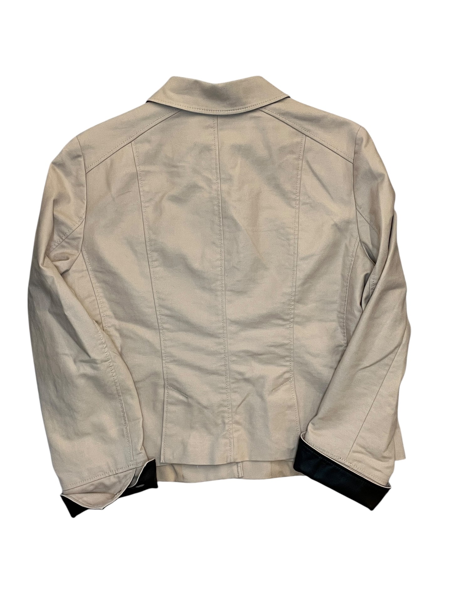Jacket Other By Ann Taylor In Beige, Size:Xl