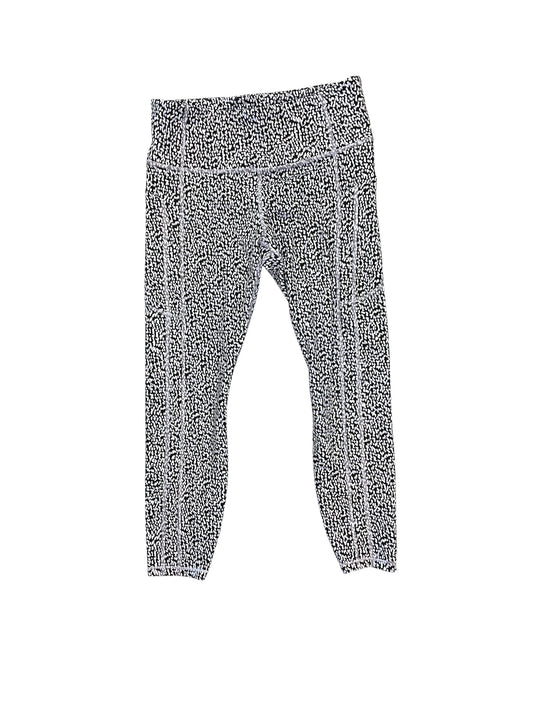 Athletic Leggings By Athleta In Black & White, Size:S