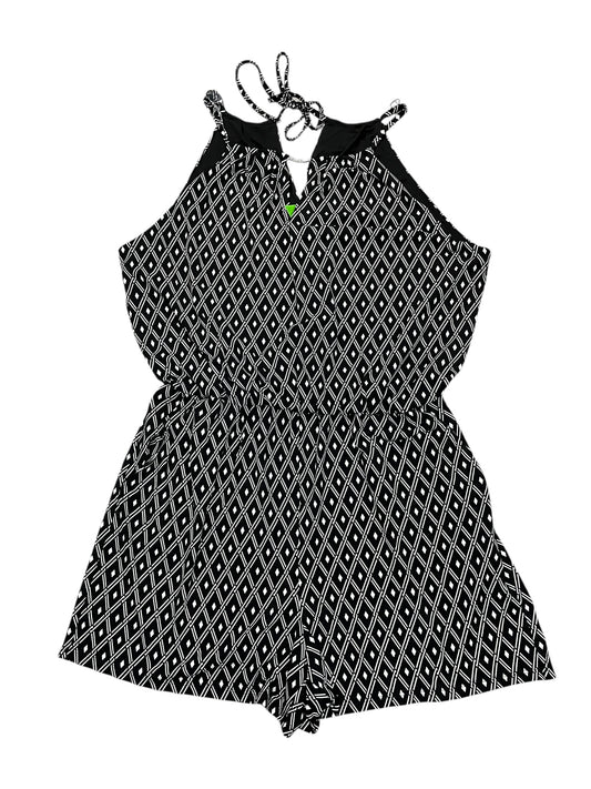 Dress Casual Midi By White House Black Market In Black & White, Size:L