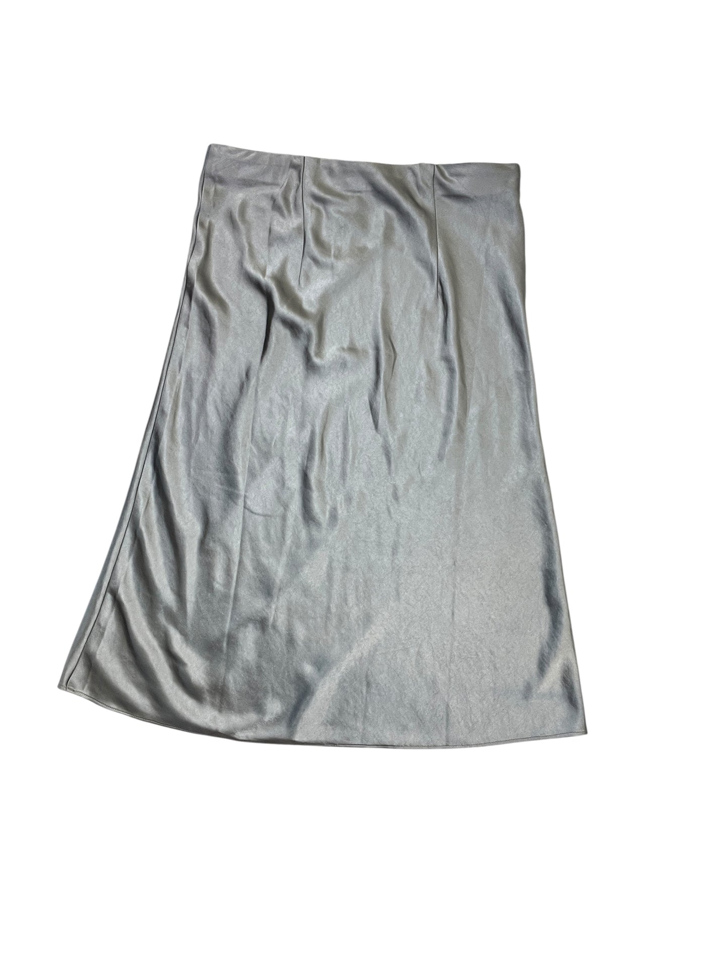 Skirt Midi By Loft In Silver, Size:S