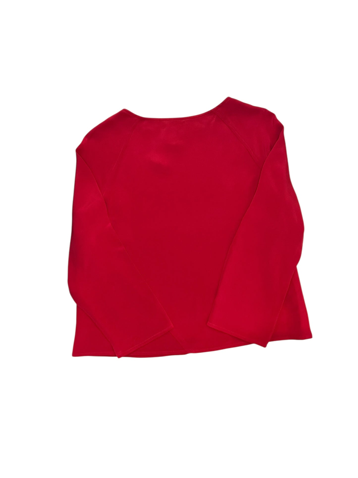 Blouse Ls By Cma In Red, Size:Xl