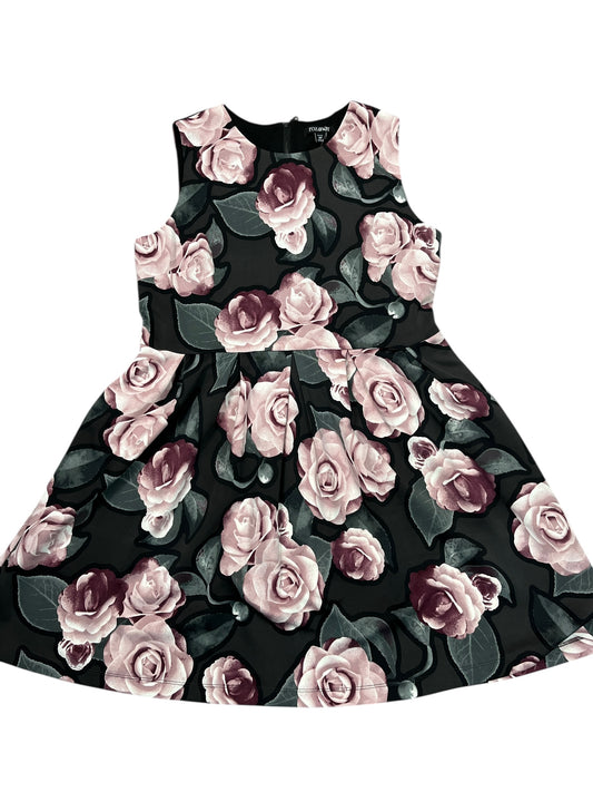 Dress Party Short By Roz And Ali In Floral Print, Size:Xlp