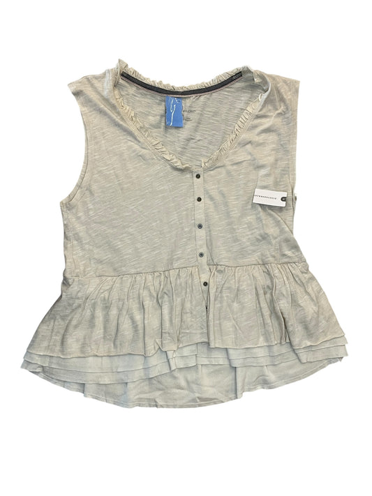 Blouse Sleeveless By Pilcro In Cream, Size:M