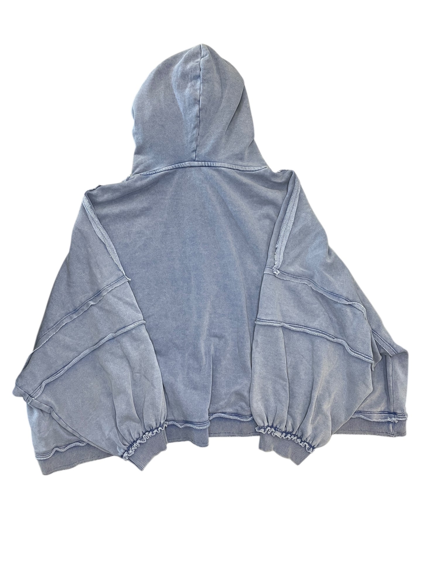 Sweatshirt Hoodie By Pilcro In Blue, Size:M