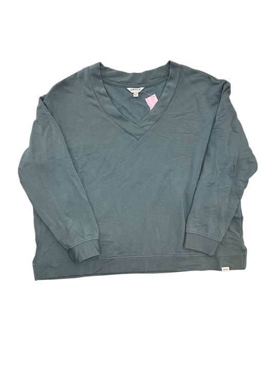 Sweatshirt Crewneck By Orvis In Teal, Size:Xxl