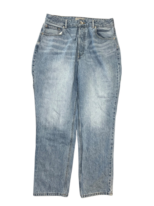 Jeans Straight By Everlane In Blue Denim, Size:14
