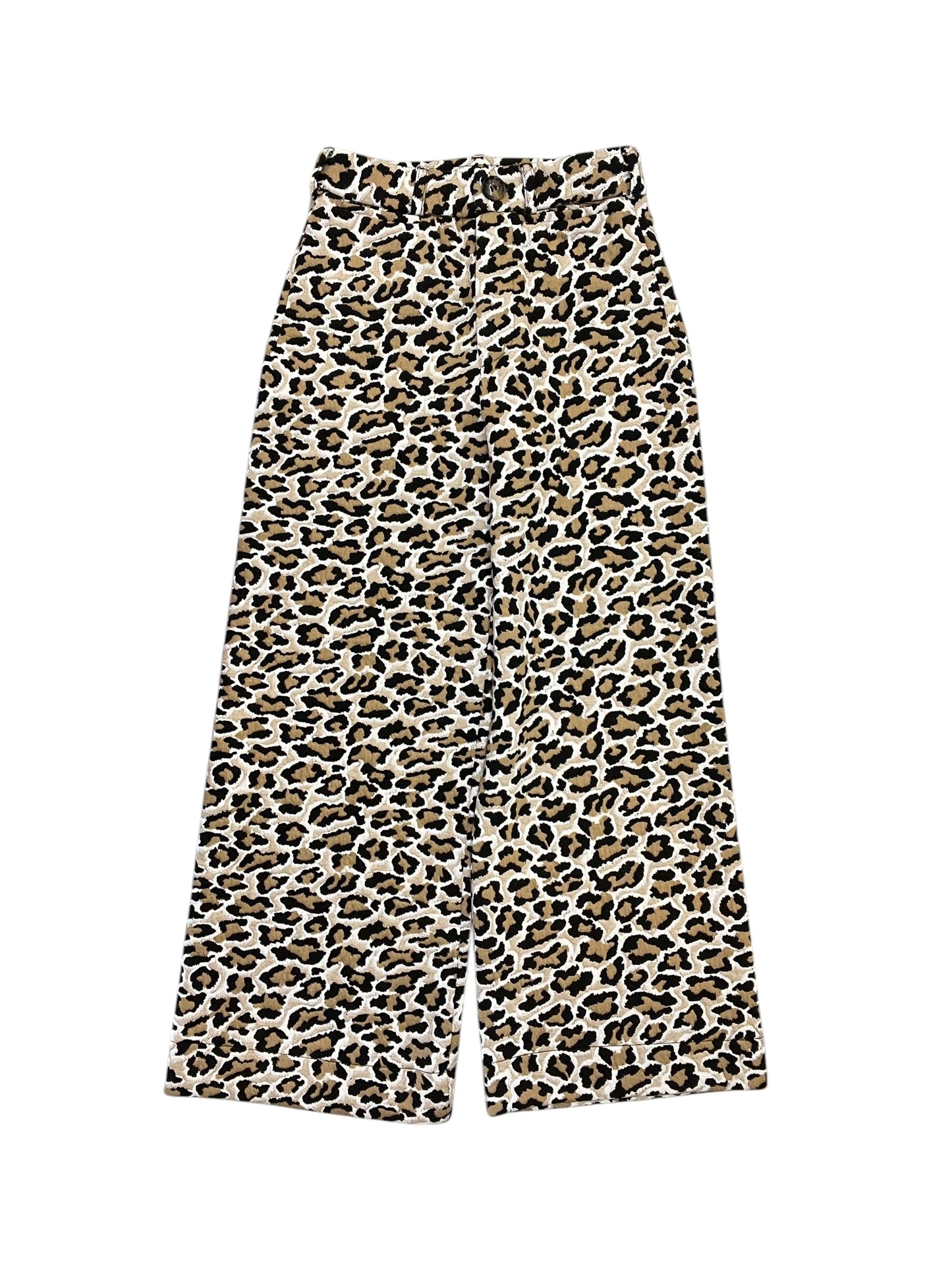 Pants Wide Leg By Maeve In Animal Print, Size:Xs