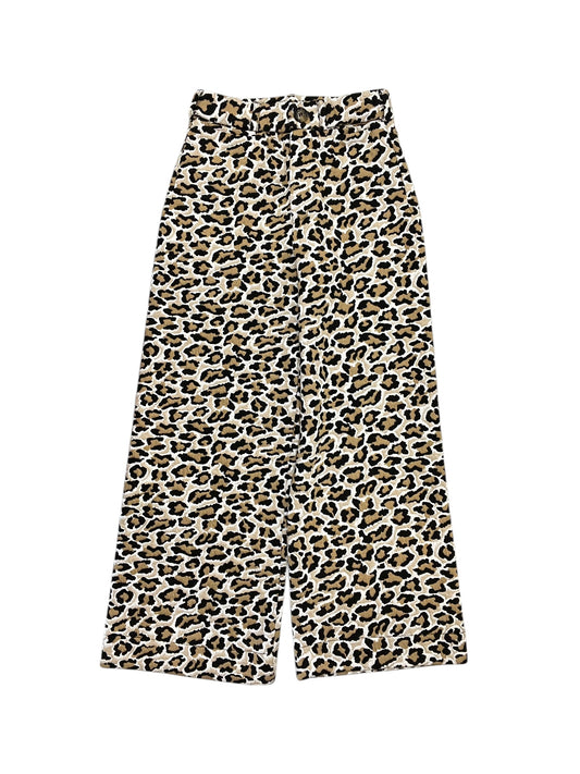 Pants Wide Leg By Maeve In Animal Print, Size:Xs