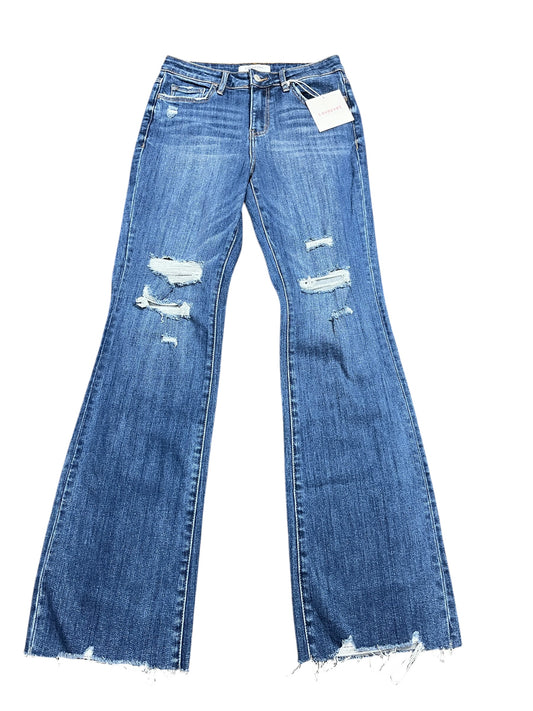 Jeans Wide Leg By Vervet In Blue Denim, Size:6