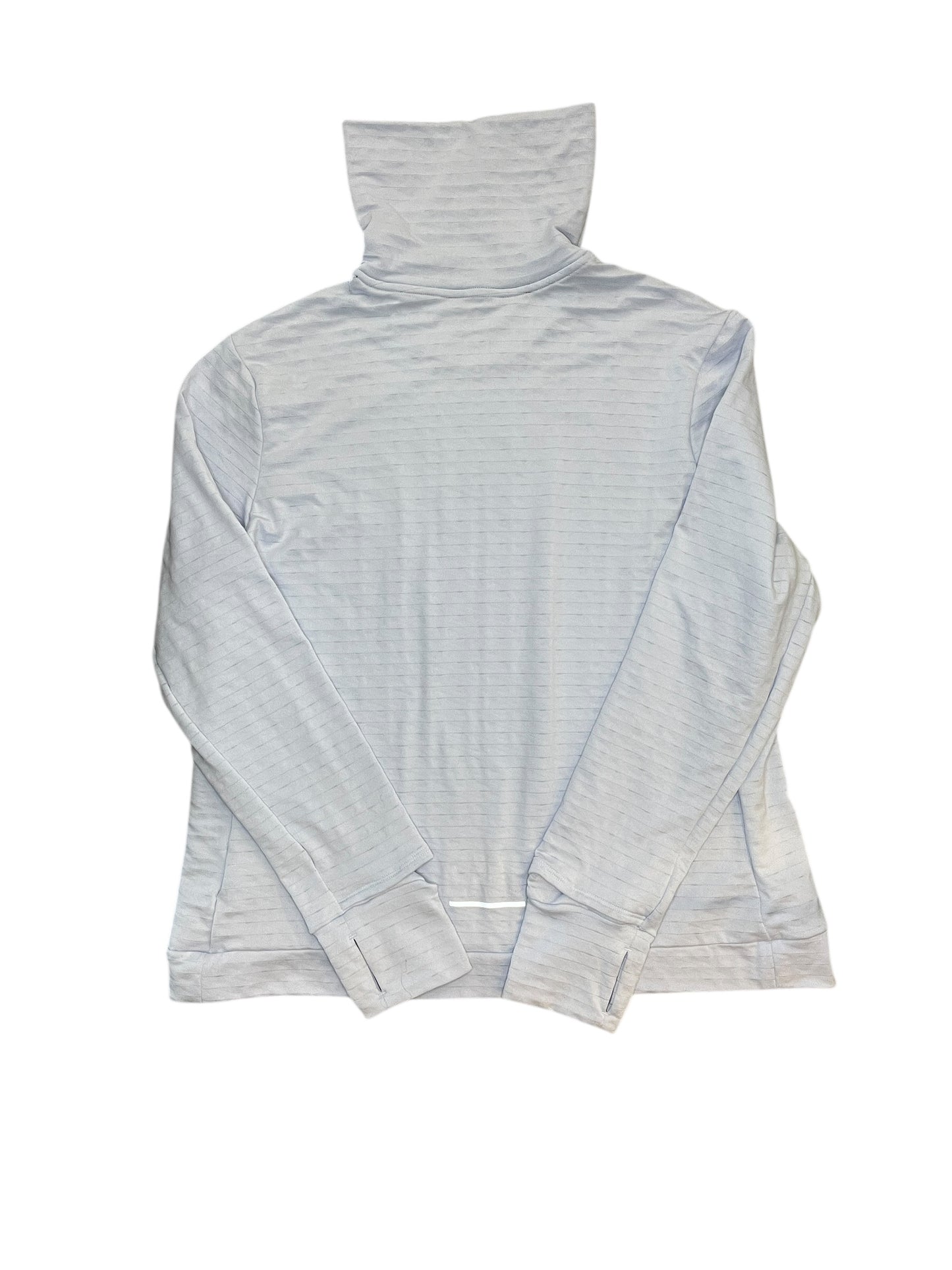 Athletic Top Ls Collar By Nike Apparel In Blue, Size:Xl