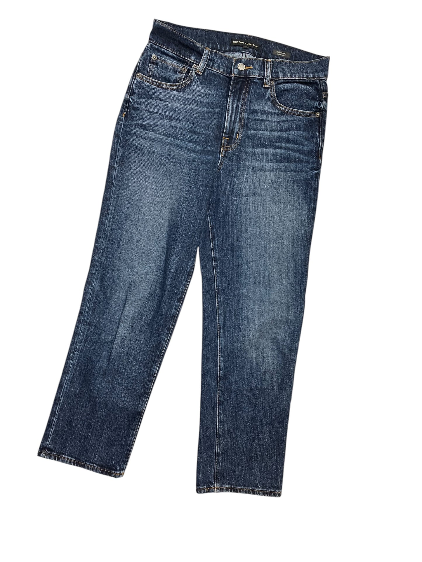 Jeans Boyfriend By Modern American In Blue Denim, Size:2
