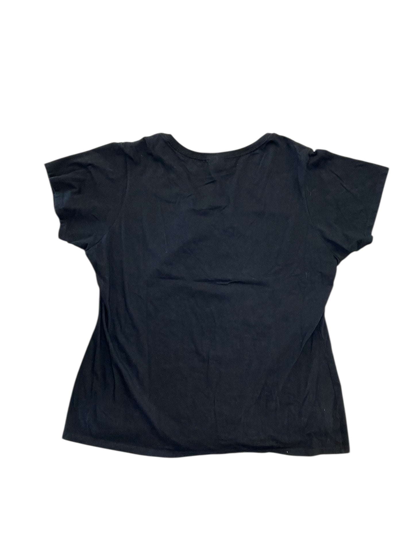 Top Ss Basic By Clothes Mentor In Black, Size:Xxl