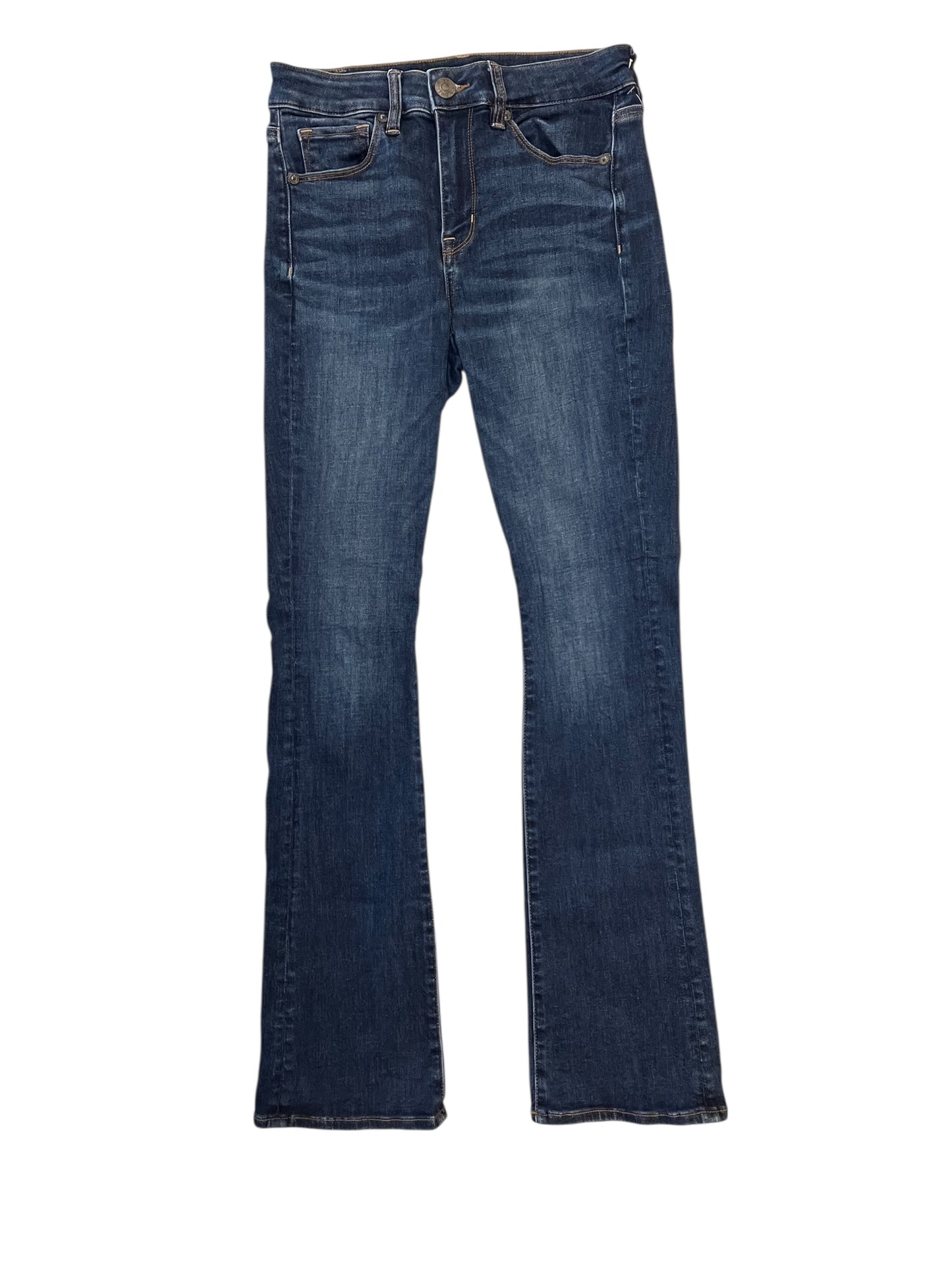 Jeans Boot Cut By American Eagle In Blue Denim, Size:4