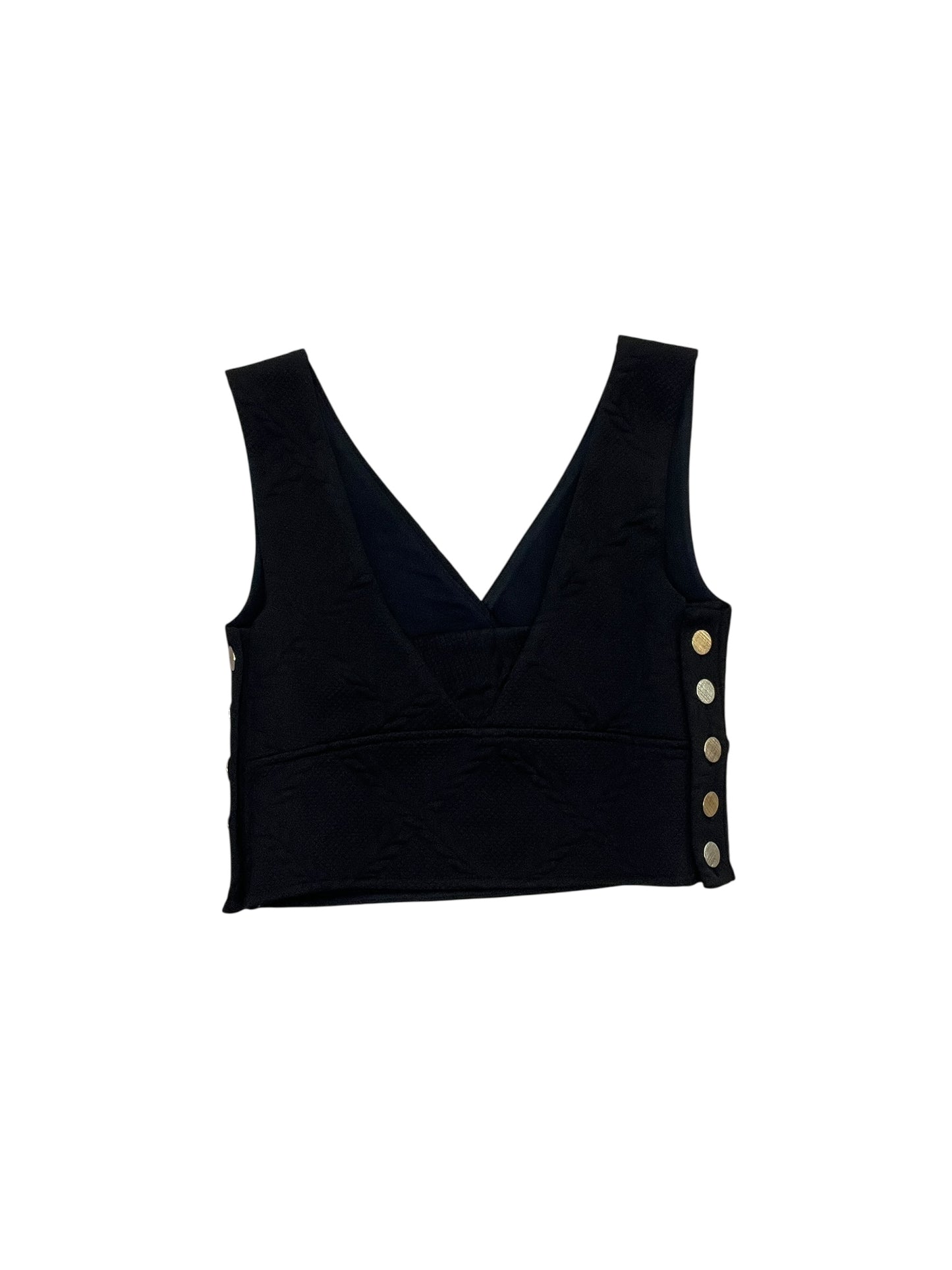 Top Sleeveless By Maeve In Black, Size:S