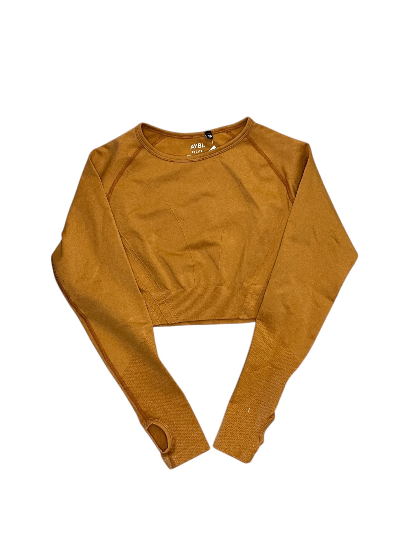 Athletic Top Ls Crewneck By Cmc In Orange, Size:M