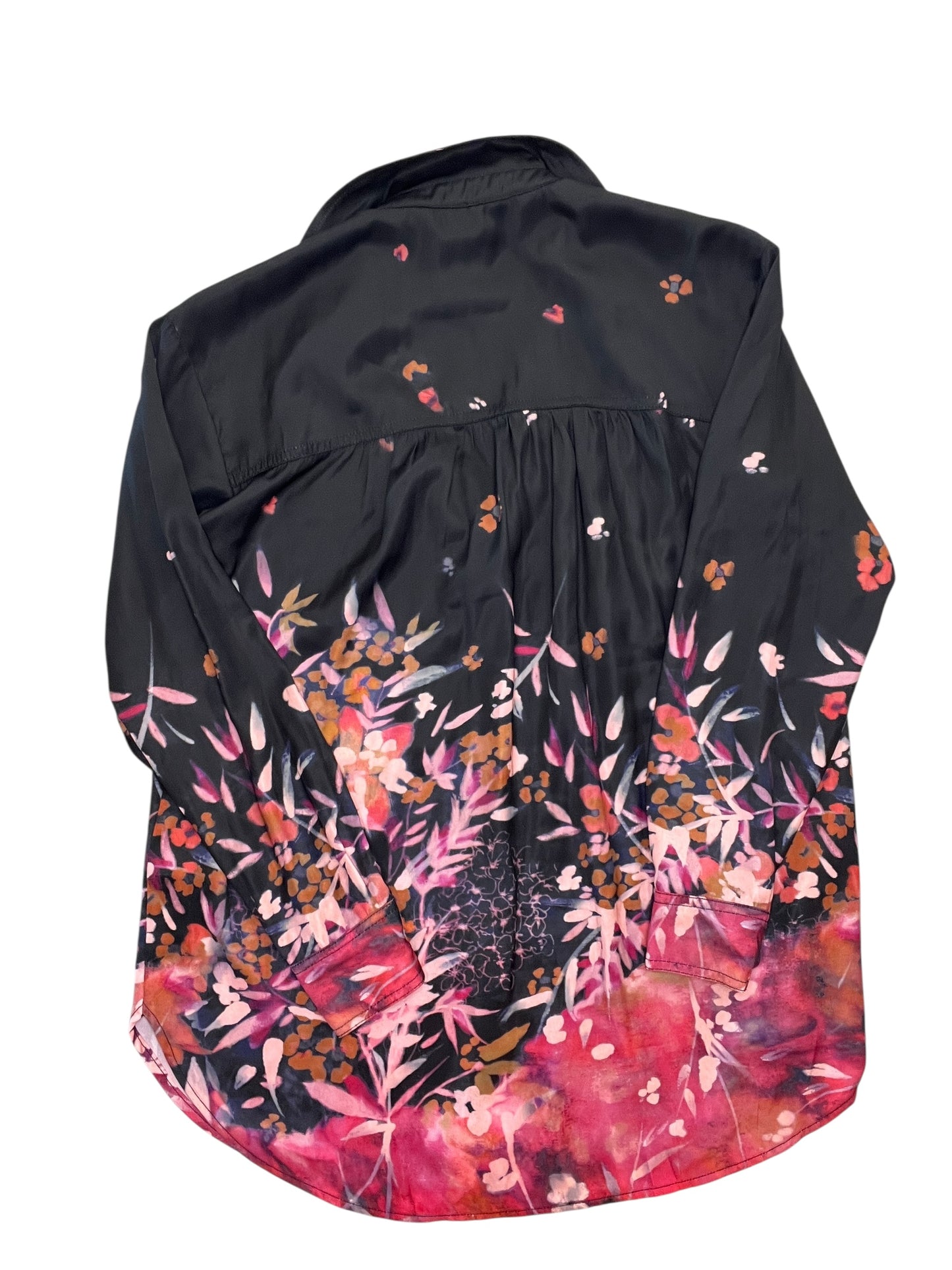 Blouse Ls By Anthropologie In Black, Size:Xs
