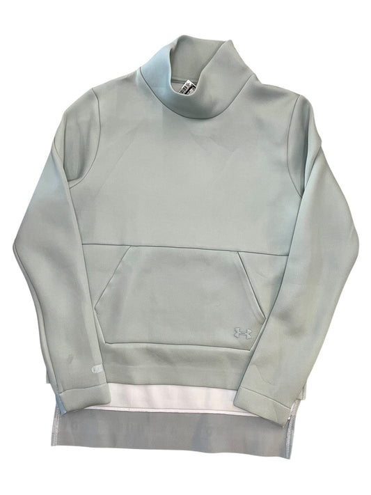 Athletic Top Ls Collar By Under Armour In Green, Size:S