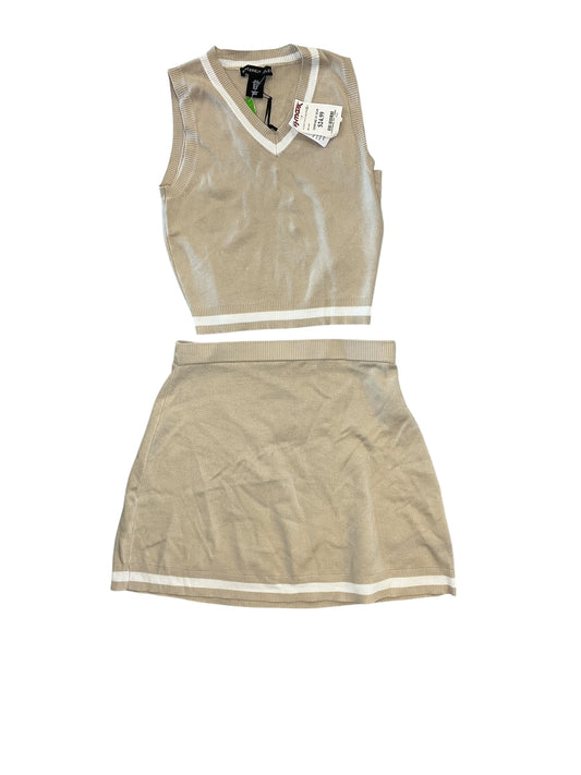 Skirt Set 2Pc By Sincerely Jules In Tan, Size:S