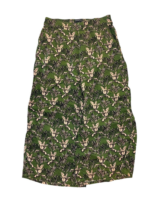 Pants Linen By Tahari By Arthur Levine In Green, Size:L