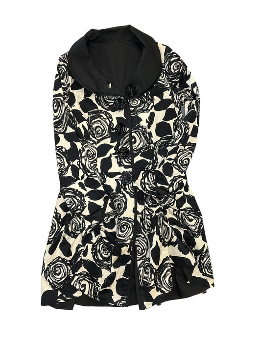 Coat Other By Clothes Mentor In Black & Cream, Size:M