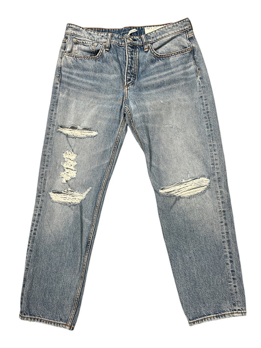 Jeans Boyfriend By Rag & Bones Jeans In Blue Denim, Size:6