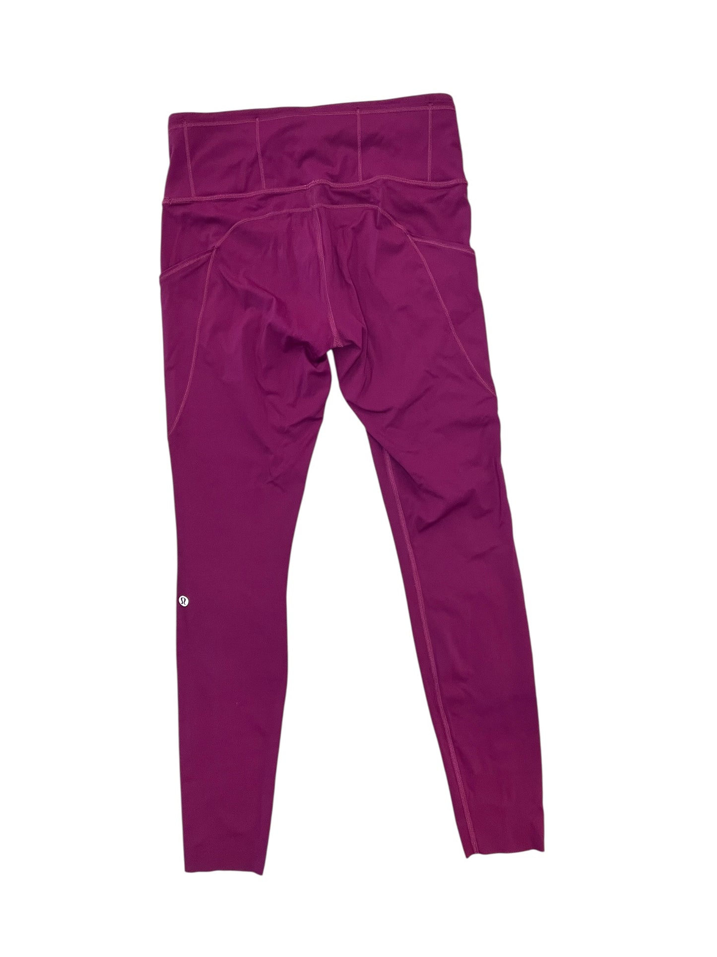 Athletic Leggings By Lululemon In Purple, Size:M
