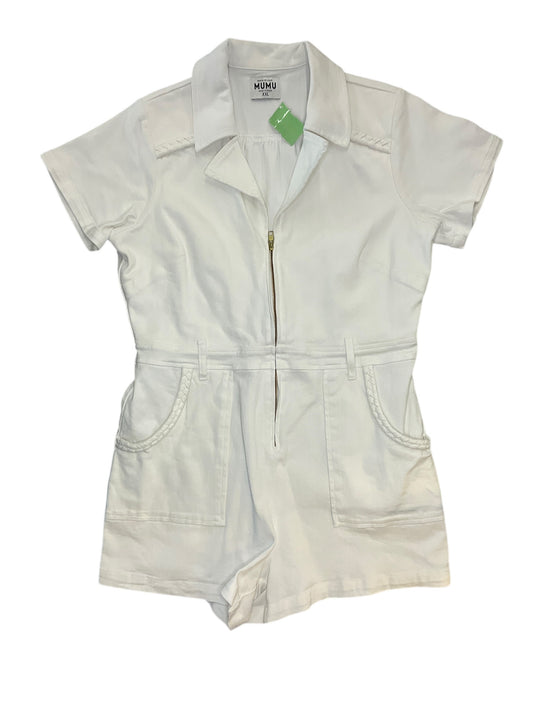 Romper By Show Me Your Mumu In White, Size:Xxl