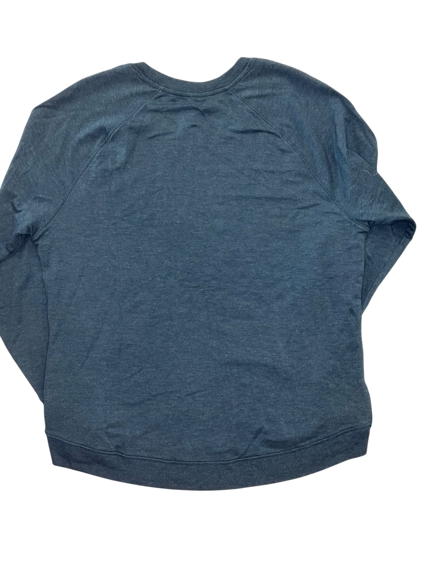 Athletic Top Ls Collar By Athleta In Teal, Size:L