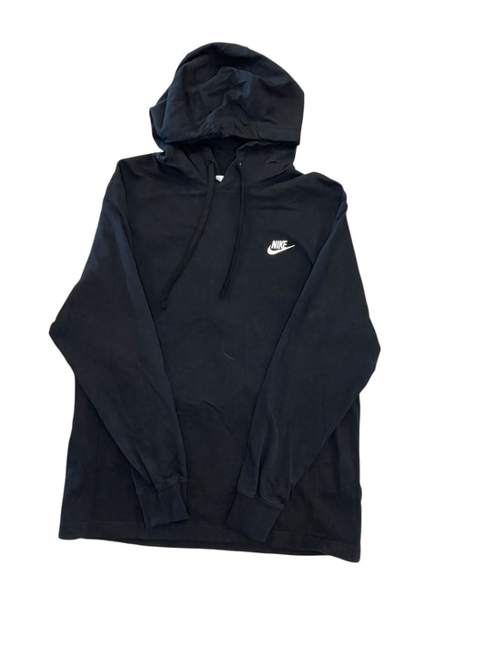 Athletic Top Ls Hoodie By Nike Apparel In Black, Size:L