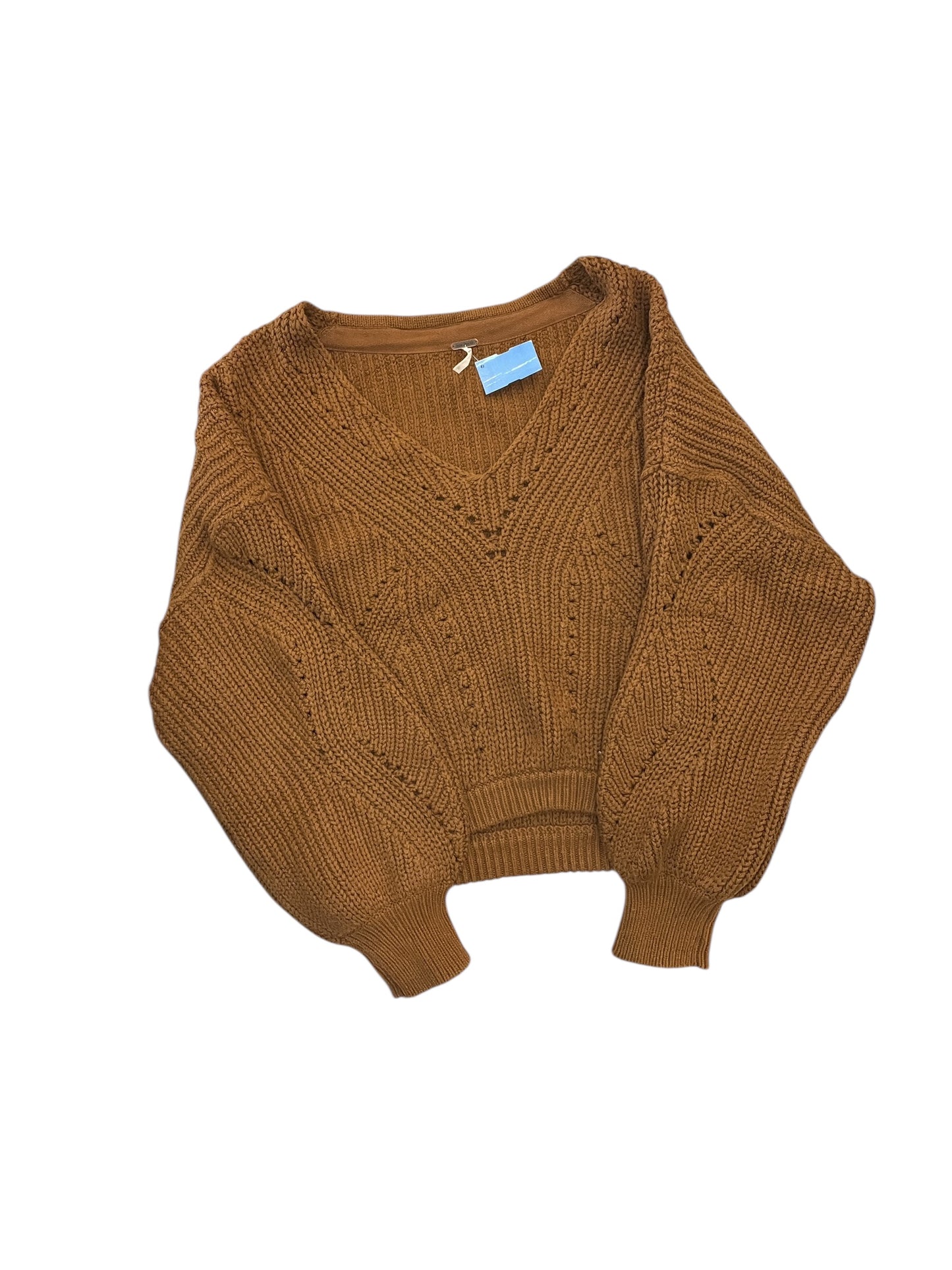 Sweater By Free People In Brown, Size:M