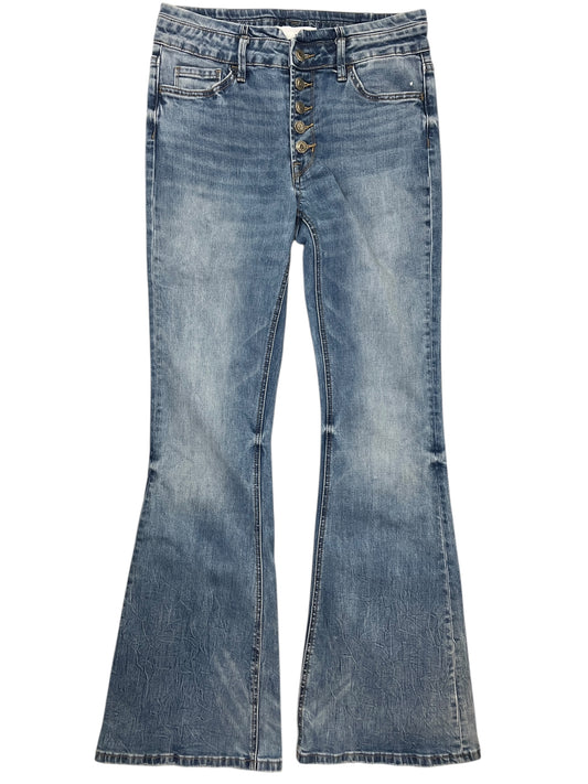Jeans Flared By Vervet In Blue Denim, Size:6