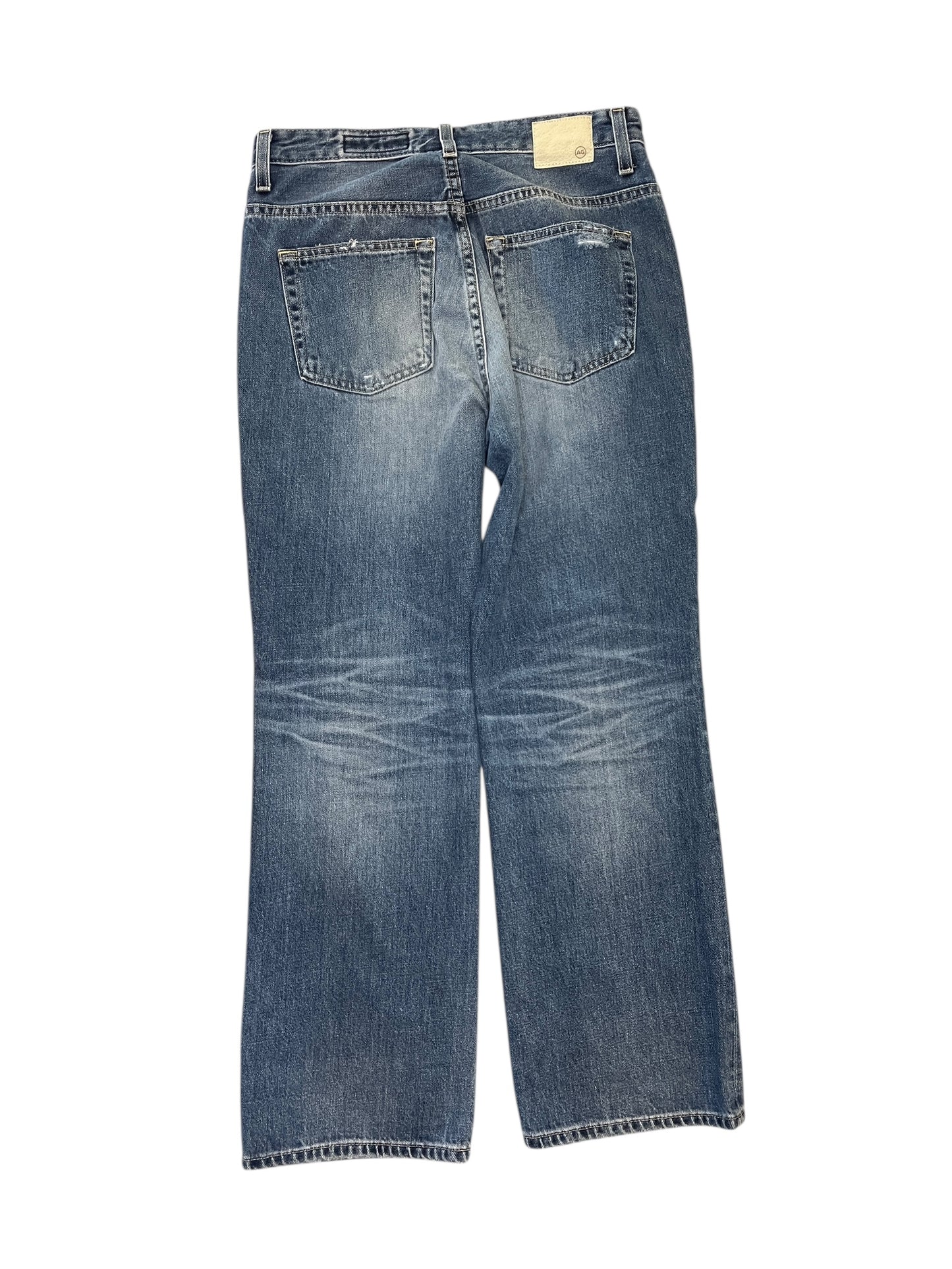 Jeans Straight By Ag Jeans In Blue Denim, Size:8