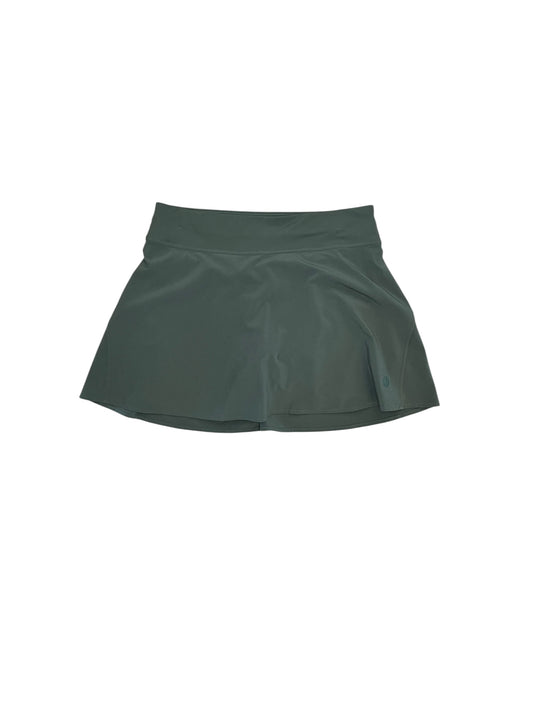 Athletic Skort By Lululemon In Green, Size:S