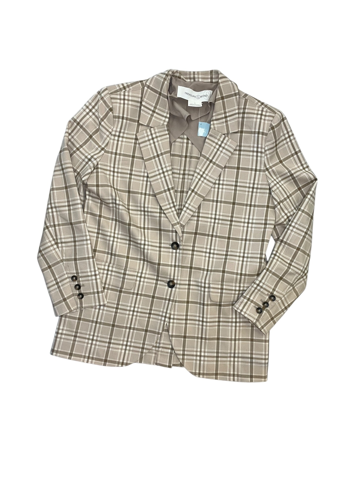 Blazer By Treasure And Bond In Brown, Size:S