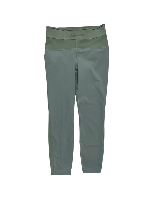 Athletic Leggings By Lululemon In Green, Size:M