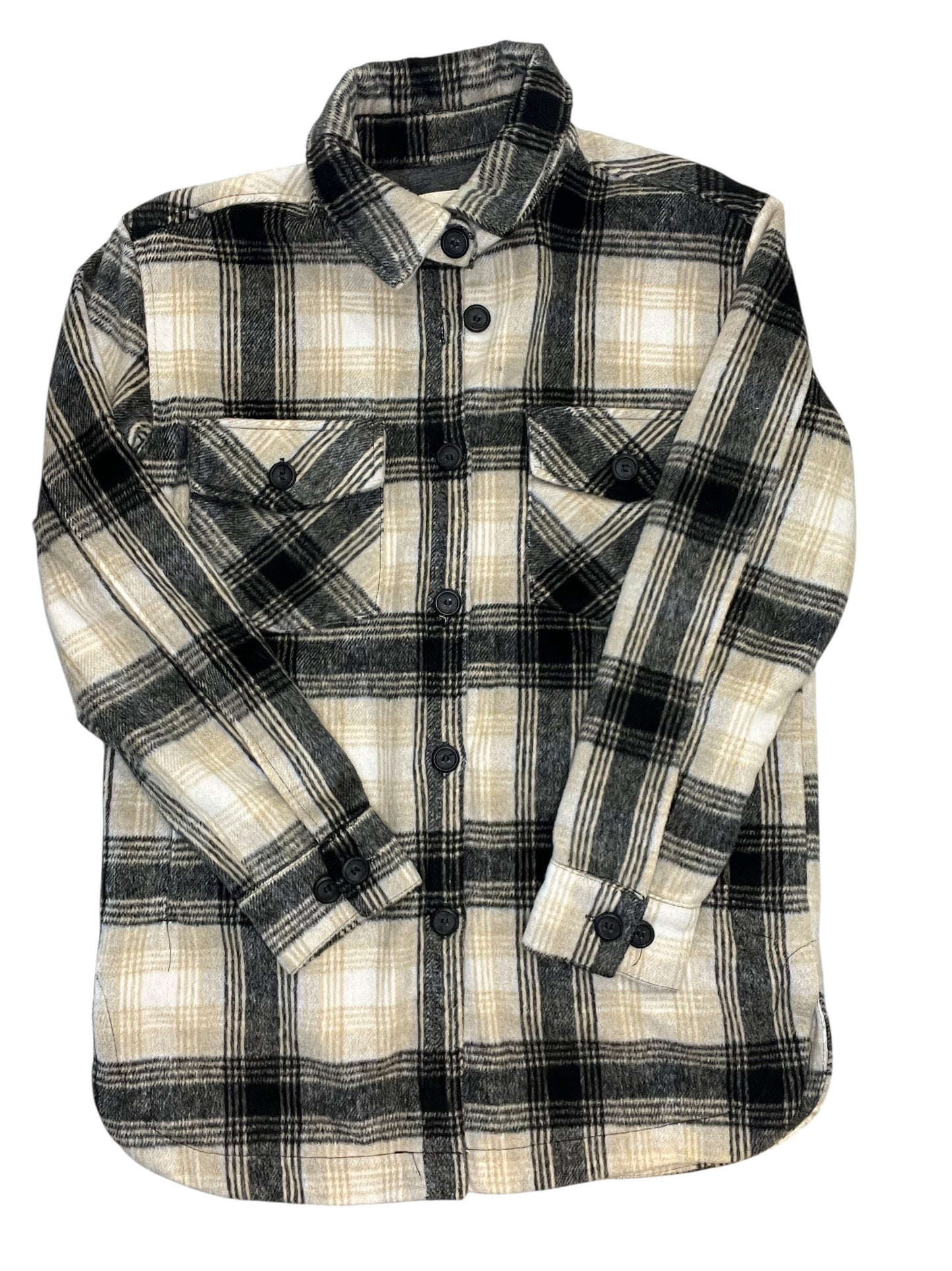 Jacket Shirt By Thread And Supply In Plaid Pattern, Size:Xs
