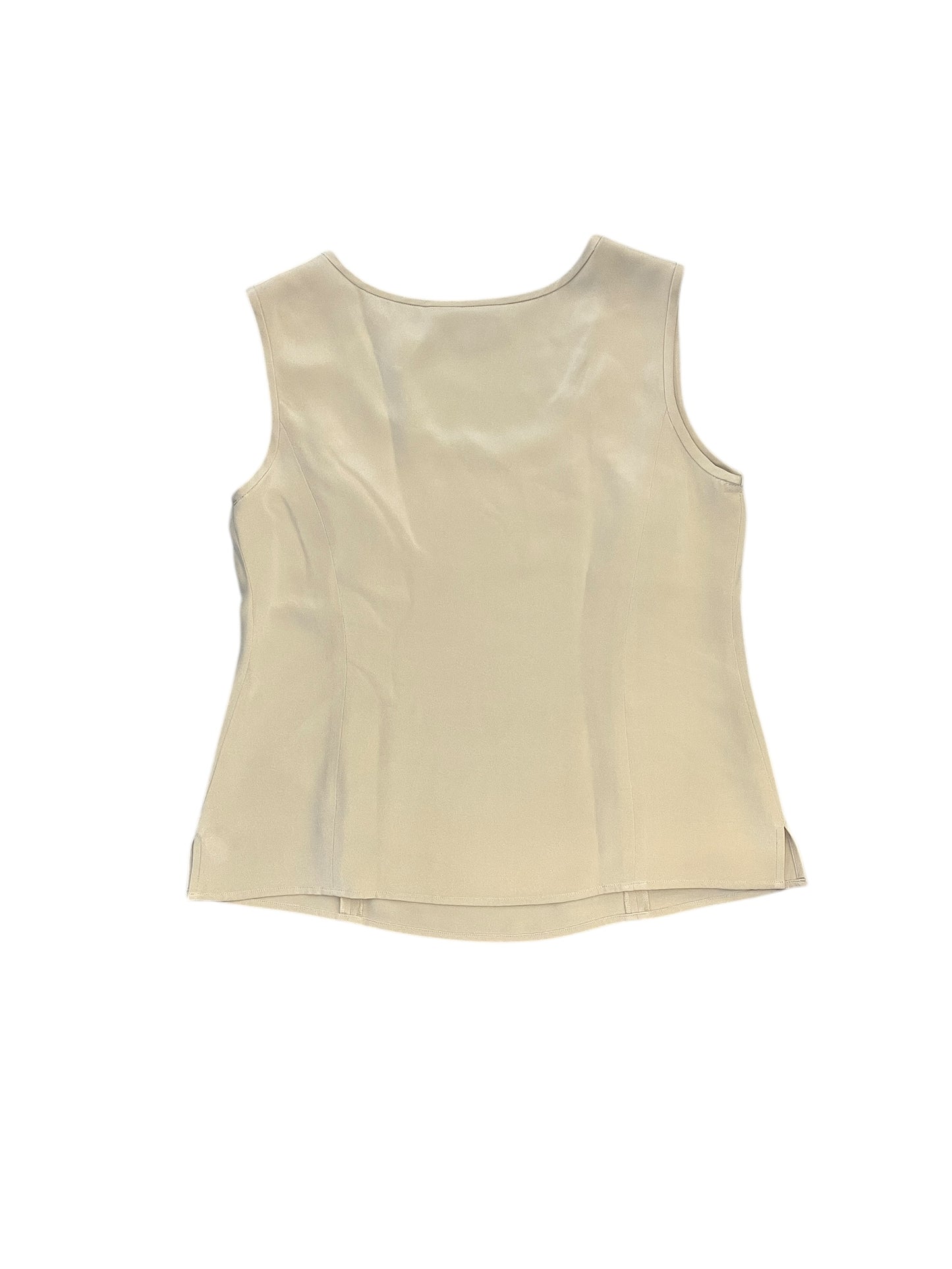 Top Sleeveless By Cma In Tan, Size:L