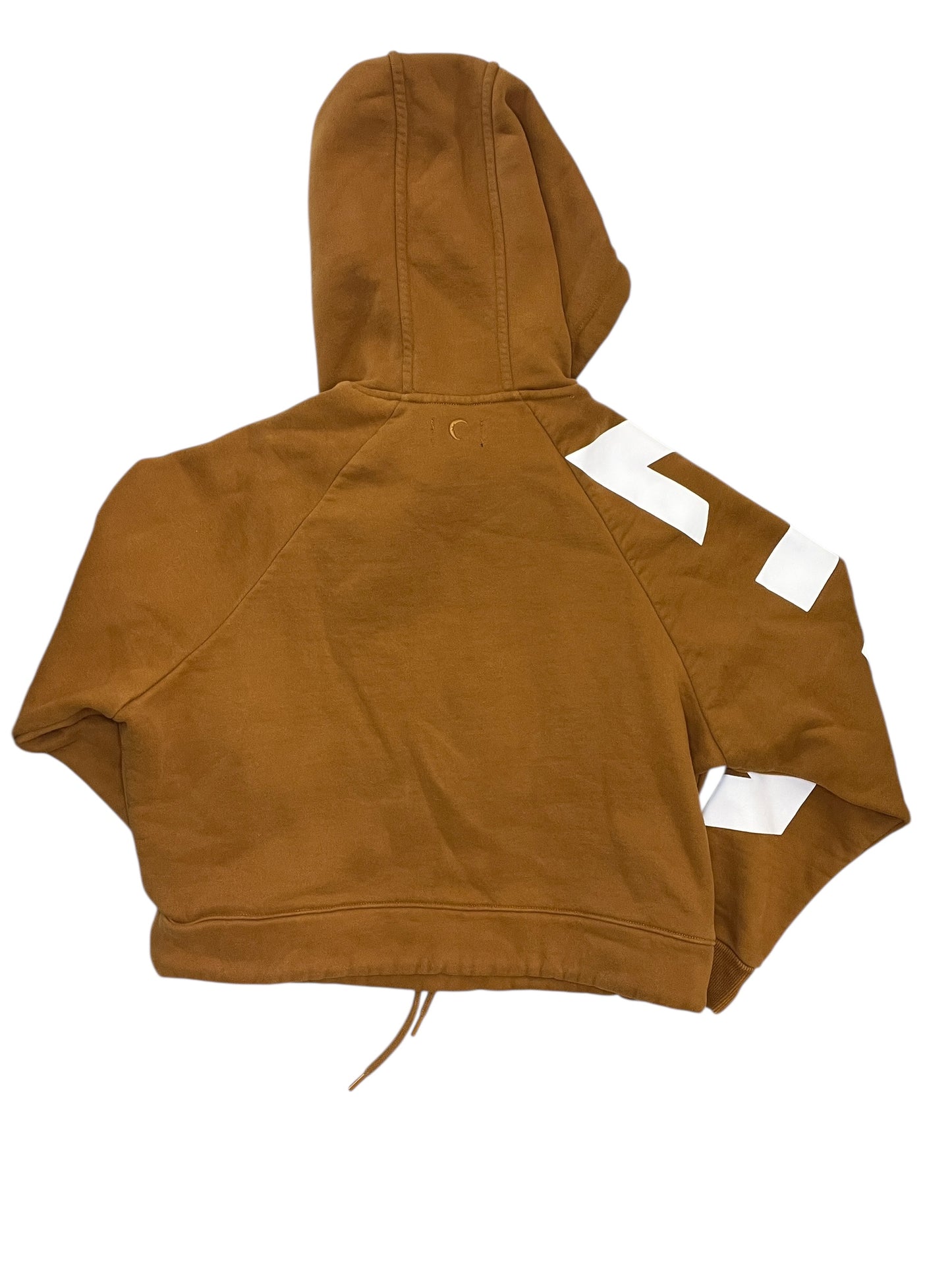 Athletic Sweatshirt Hoodie By Zyia In Brown, Size:M