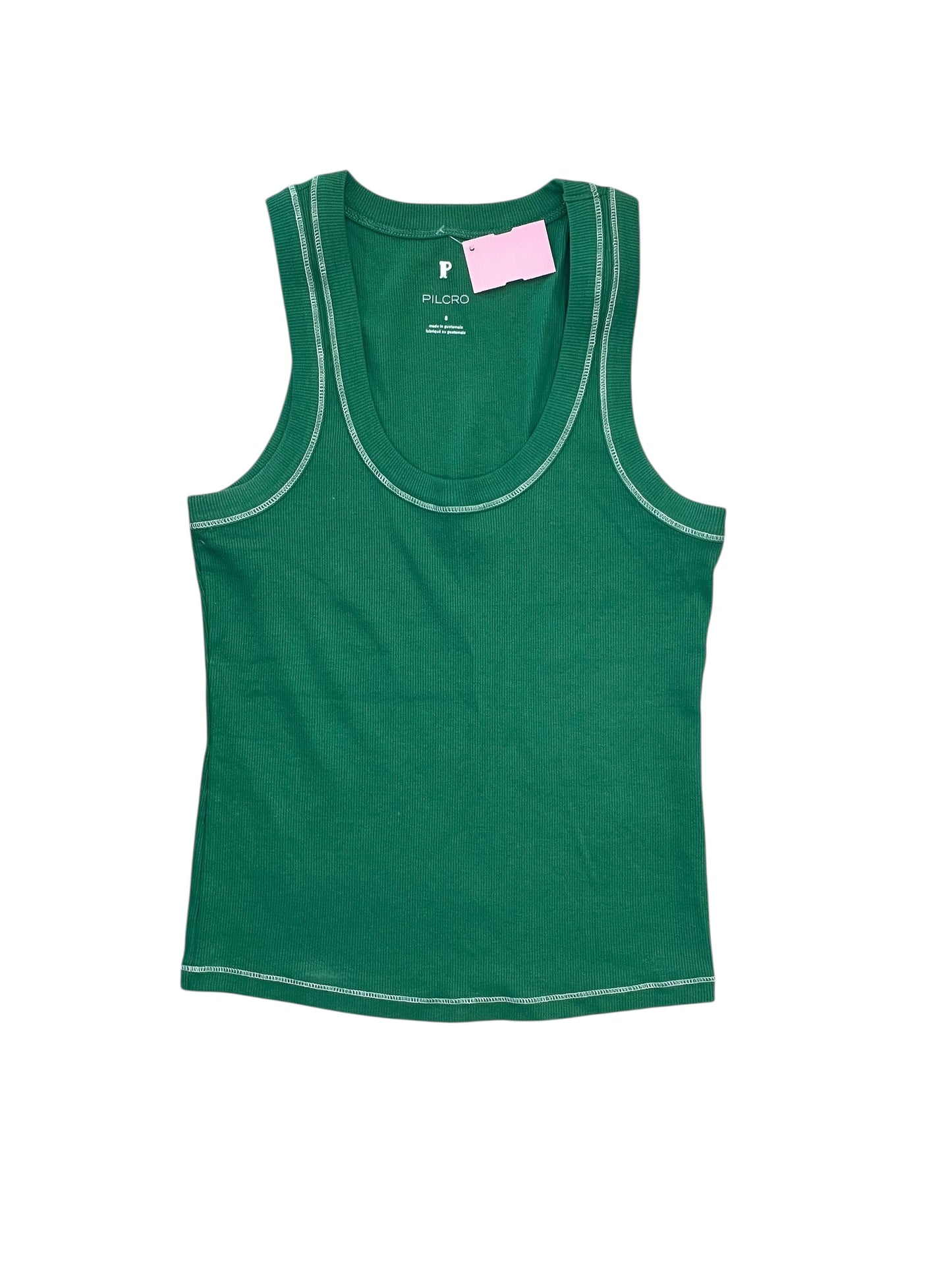 Tank Top By Pilcro In Green, Size:S