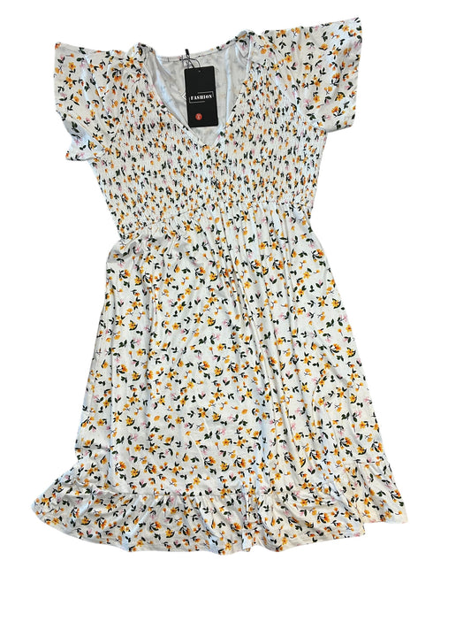 Dress Casual Short By Clothes Mentor In Floral Print, Size:S