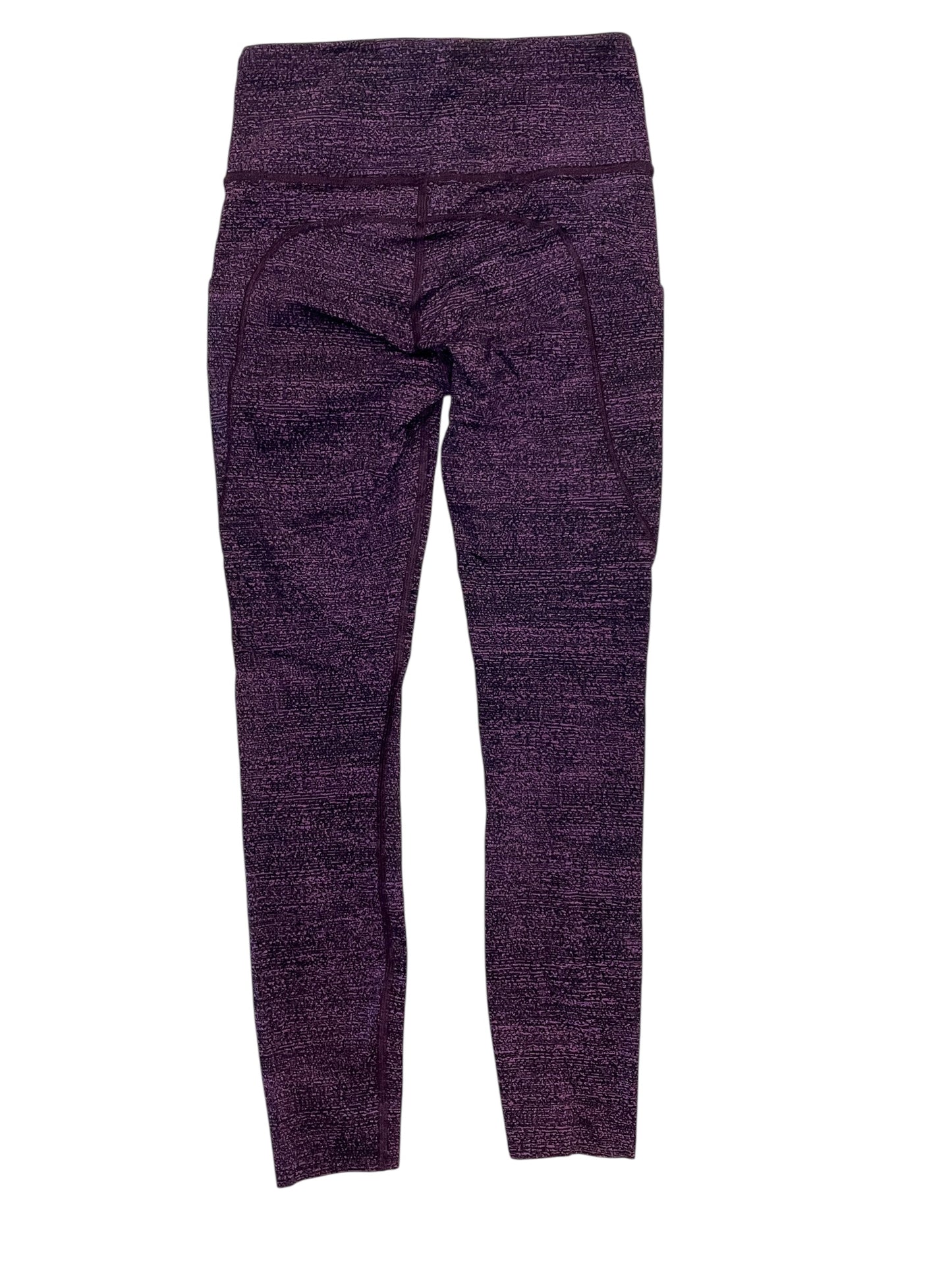 Athletic Leggings By Lululemon In Purple, Size:S