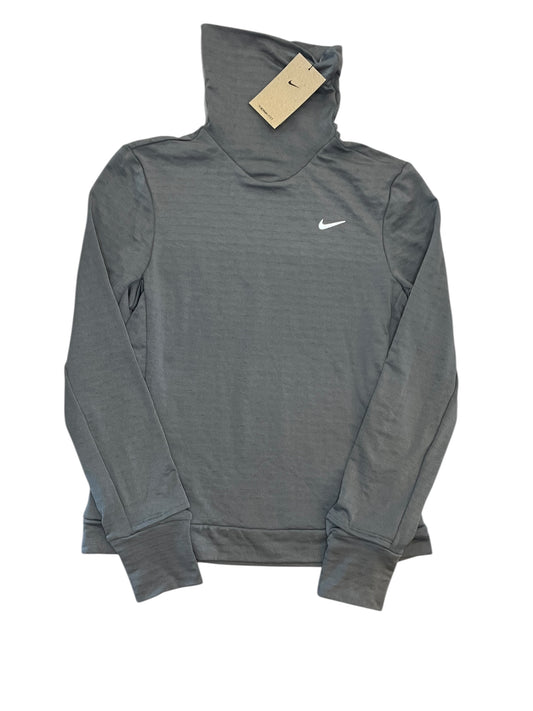 Athletic Top Ls Collar By Nike Apparel In Grey, Size:S