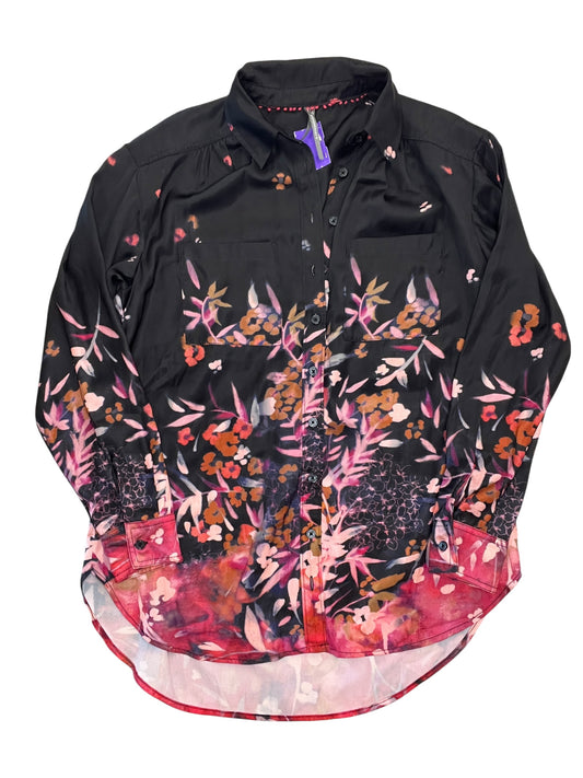Blouse Ls By Anthropologie In Black, Size:Xs