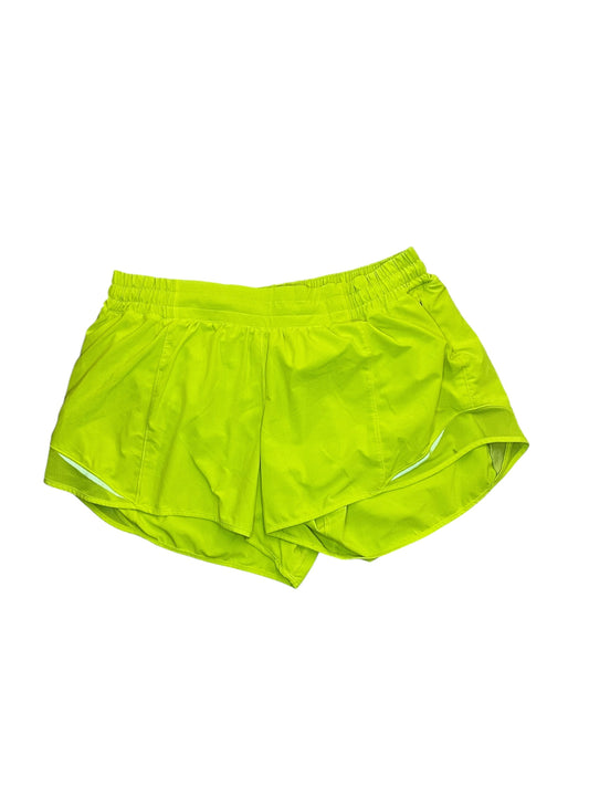 Athletic Shorts By Lululemon In Yellow, Size:L