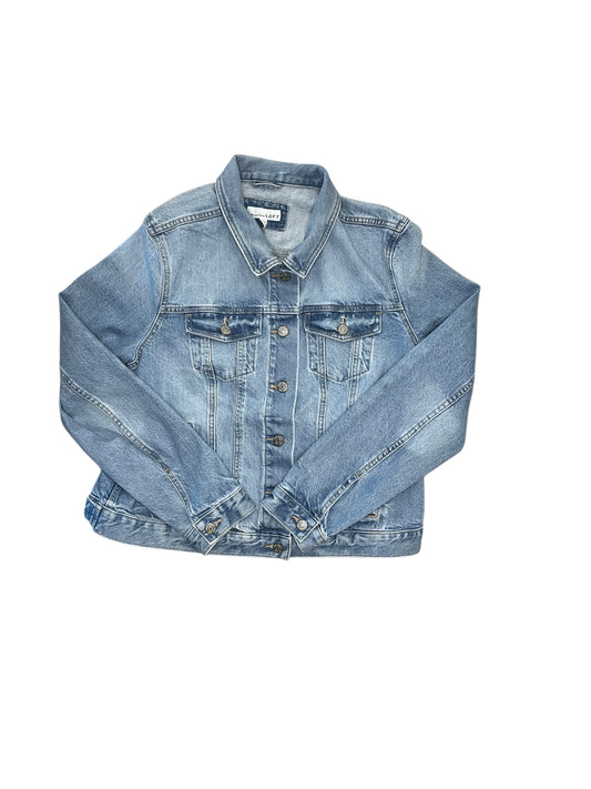 Jacket Denim By Loft In Blue Denim, Size:L