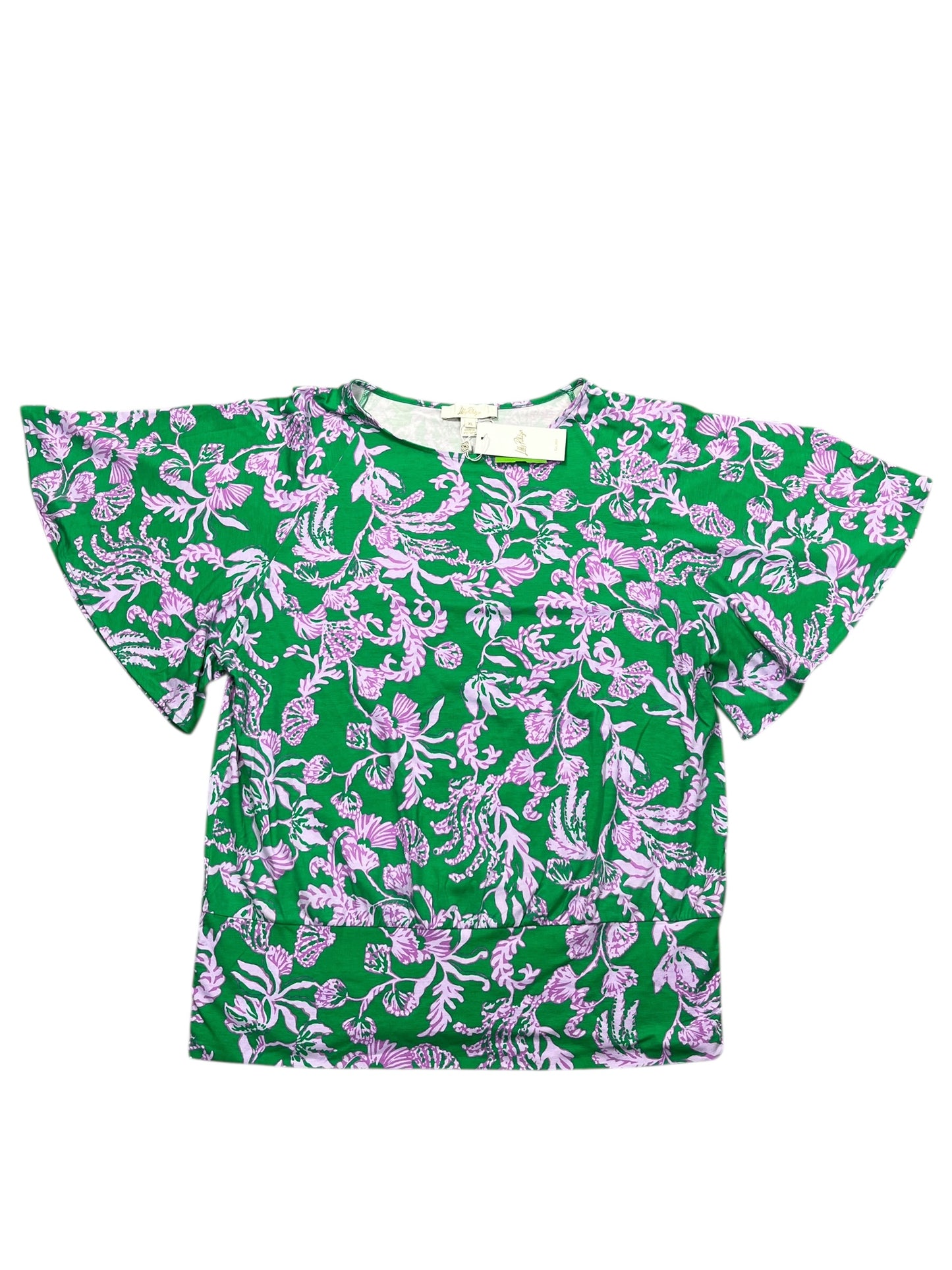 Top Ss Designer By Lilly Pulitzer In Green, Size:Xl