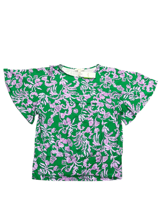 Top Ss Designer By Lilly Pulitzer In Green, Size:Xl